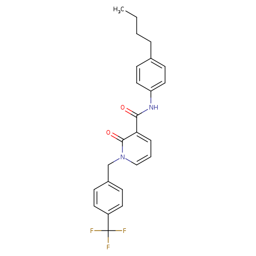 N-(4-butylphenyl)-2-oxo-1-{[4-(trifluoromethyl)phenyl]methyl}-1,2-dihydropyridine-3-carboxamide