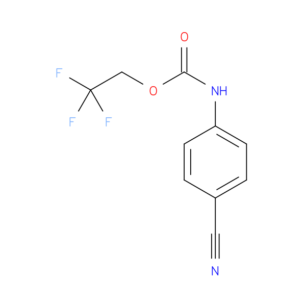 2,2,2-Trifluoroethyl 4-cyanophenylcarbamate