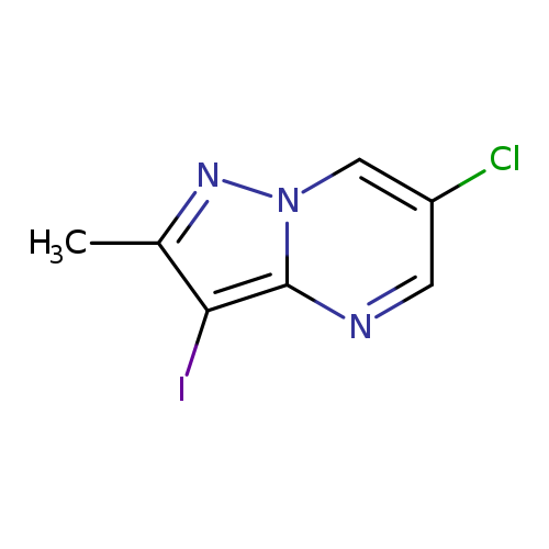 6-chloro-3-iodo-2-methylpyrazolo[1,5-a]pyrimidine