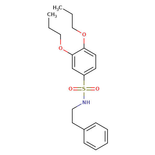 N-(2-phenylethyl)-3,4-dipropoxybenzene-1-sulfonamide