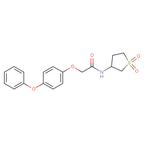 N-(1,1-dioxo-1lambda6-thiolan-3-yl)-2-(4-phenoxyphenoxy)acetamide