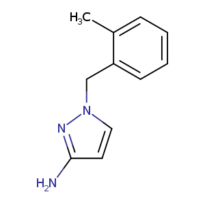 1-[(2-methylphenyl)methyl]-1H-pyrazol-3-amine