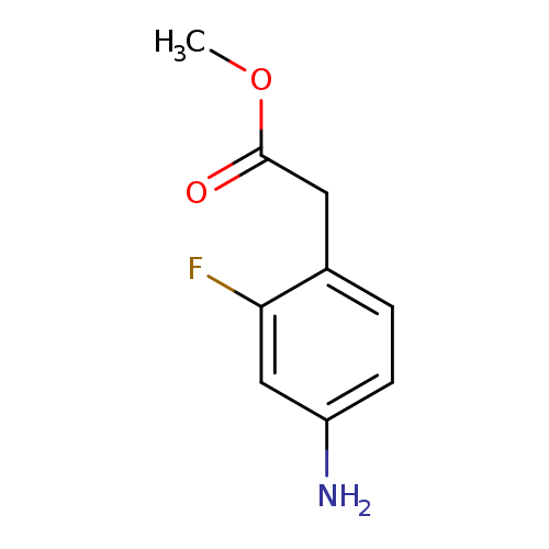 BENZENEACETIC ACID, 4-AMINO-2-FLUORO-, METHYL ESTER