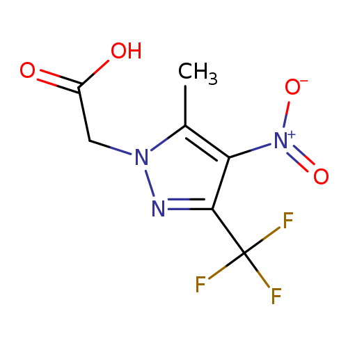 2-[5-Methyl-4-nitro-3-(trifluoromethyl)-1h-pyrazol-1-yl]acetic acid