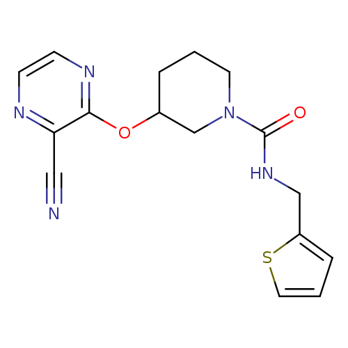3-[(3-cyanopyrazin-2-yl)oxy]-N-[(thiophen-2-yl)methyl]piperidine-1-carboxamide