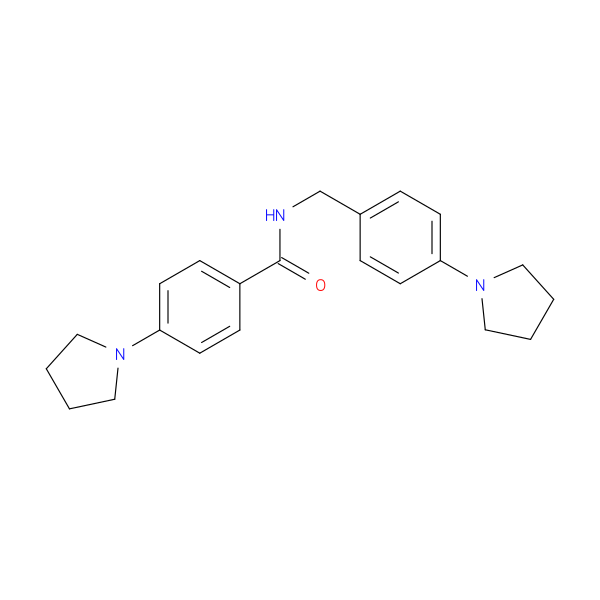 N-(4-Pyrrolidinobenzyl) 4-pyrrolidinobenzamide