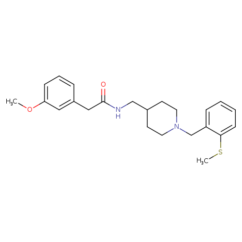 2-(3-methoxyphenyl)-N-[(1-{[2-(methylsulfanyl)phenyl]methyl}piperidin-4-yl)methyl]acetamide