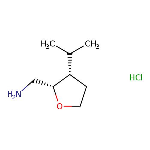 rac-[(2R,3R)-3-(propan-2-yl)oxolan-2-yl]methanamine hydrochloride, cis
