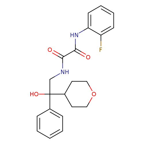 N-(2-fluorophenyl)-N'-[2-hydroxy-2-(oxan-4-yl)-2-phenylethyl]ethanediamide