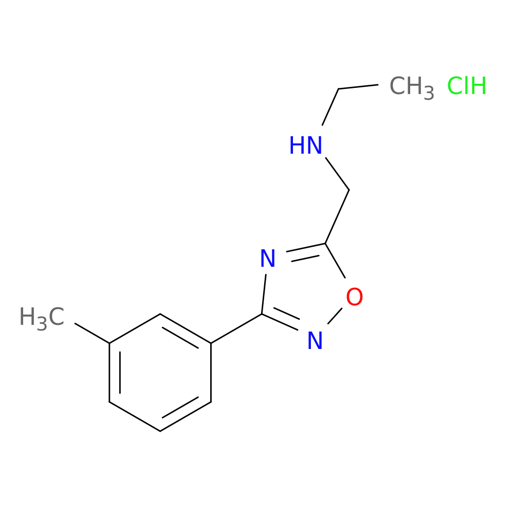 N-{[3-(3-METHYLPHENYL)-1,2,4-OXADIAZOL-5-YL]METHYL}ETHANAMINE HYDROCHLORIDE