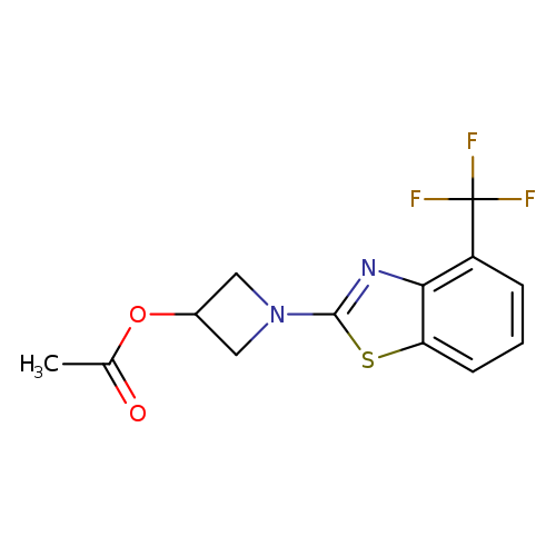 1-[4-(trifluoromethyl)-1,3-benzothiazol-2-yl]azetidin-3-yl acetate