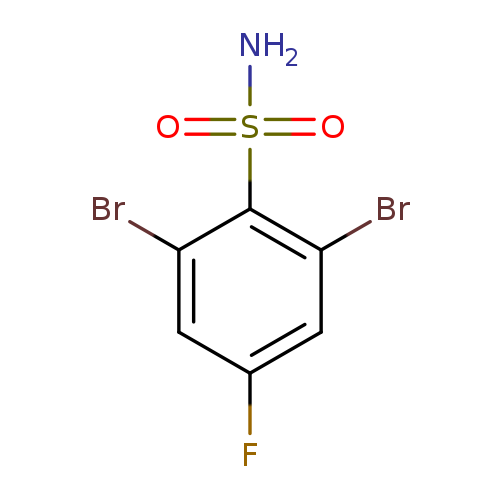 2,6-dibromo-4-fluorobenzene-1-sulfonamide