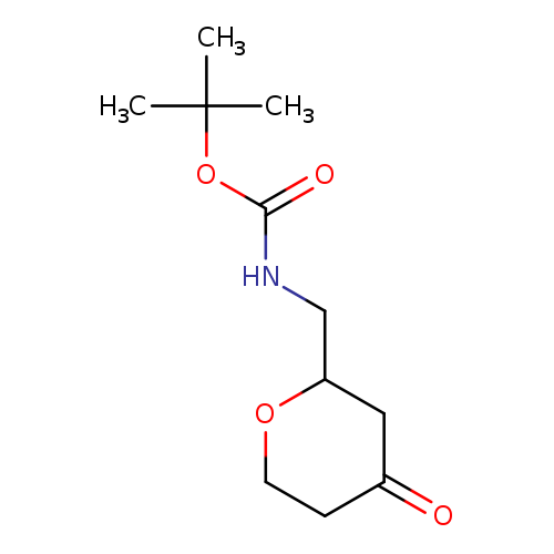 tert-butyl N-[(4-oxooxan-2-yl)methyl]carbamate