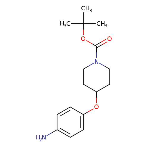 1-Piperidinecarboxylic acid, 4-(4-aminophenoxy)-, 1,1-dimethylethyl ester