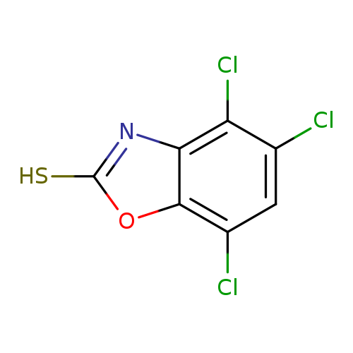 4,5,7-trichloro-1,3-benzoxazole-2-thiol
