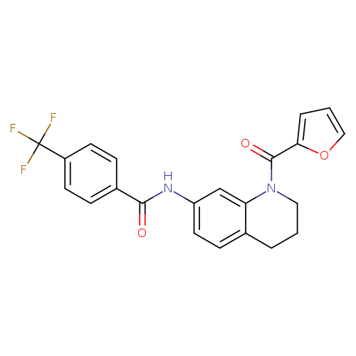 N-[1-(furan-2-carbonyl)-1,2,3,4-tetrahydroquinolin-7-yl]-4-(trifluoromethyl)benzamide