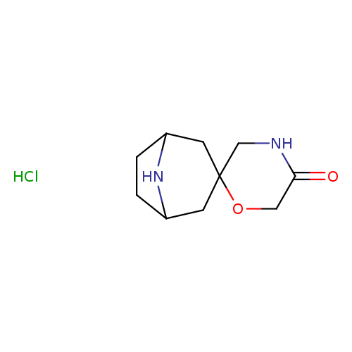"8-azaspiro[bicyclo[3.2.1]octane-3,2'-morpholin]-5'-one hydrochloride"
