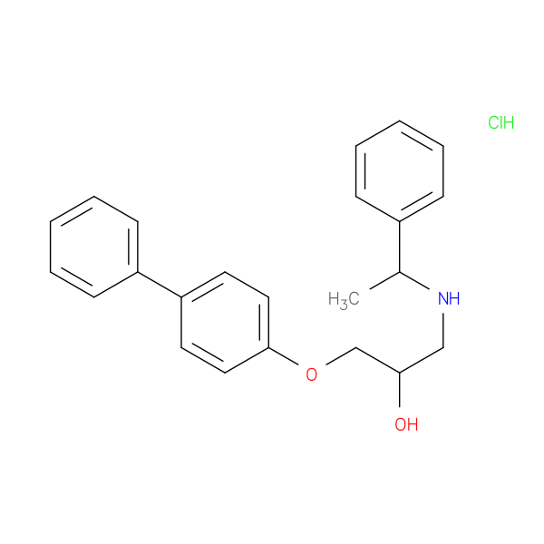 1-{[1,1'-biphenyl]-4-yloxy}-3-[(1-phenylethyl)amino]propan-2-ol hydrochloride