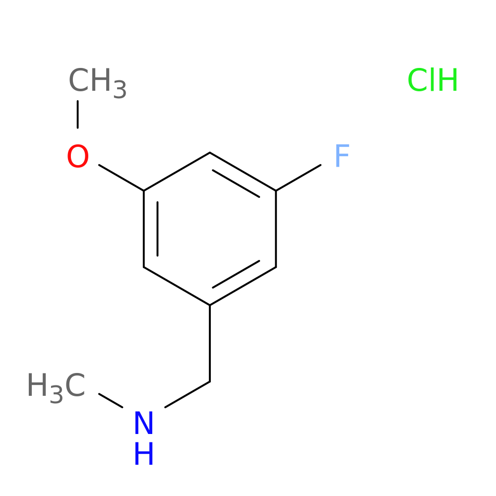 [(3-fluoro-5-methoxyphenyl)methyl](methyl)amine hydrochloride