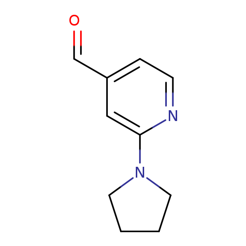4-Pyridinecarboxaldehyde,2-(1-pyrrolidinyl)-
