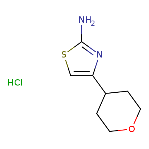 4-(oxan-4-yl)-1,3-thiazol-2-amine hydrochloride