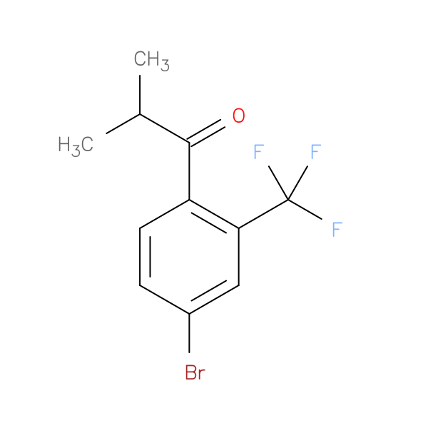 1-[4-bromo-2-(trifluoromethyl)phenyl]-2-methylpropan-1-one