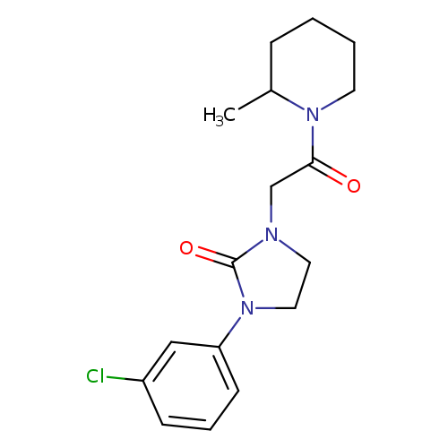 1-(3-chlorophenyl)-3-[2-(2-methylpiperidin-1-yl)-2-oxoethyl]imidazolidin-2-one