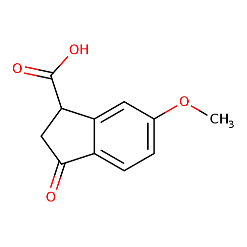 1H-Indene-1-carboxylic acid, 2,3-dihydro-6-methoxy-3-oxo-