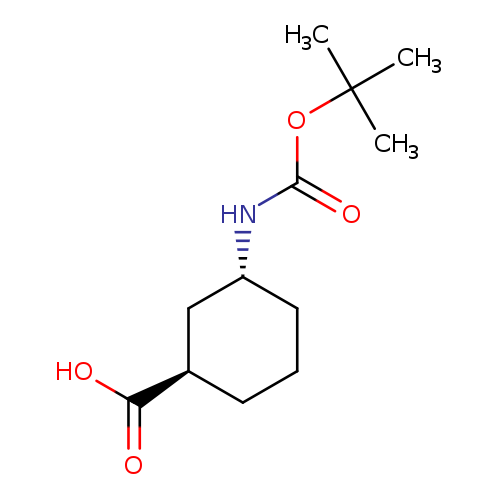 Trans-3-{[(tert-butoxy)carbonyl]amino}cyclohexane-1-carboxylic acid