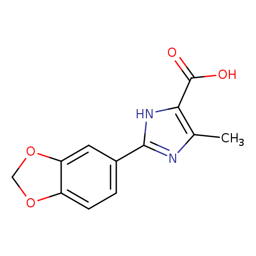 2-BENZO[1,3]DIOXOL-5-YL-5-METHYL-3H-IMIDAZOLE-4-CARBOXYLIC ACID