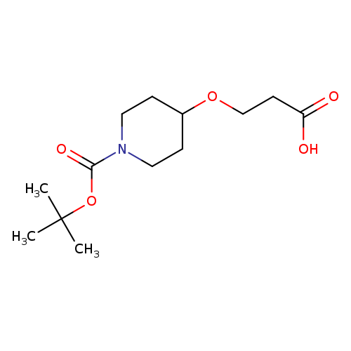 3-((1-[(tert-Butoxy)carbonyl]piperidin-4-yl)oxy)propanoic acid