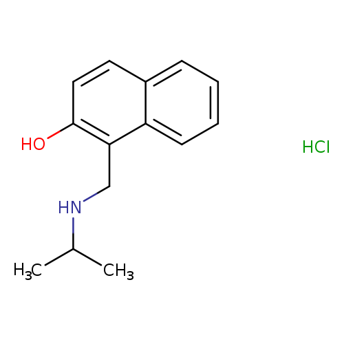 1-{[(propan-2-yl)amino]methyl}naphthalen-2-ol hydrochloride