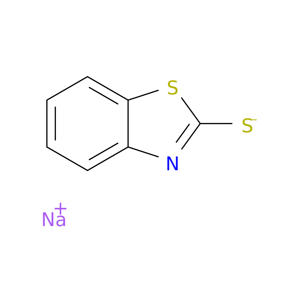 2(3H)-Benzothiazolethione,sodium salt (1:1)