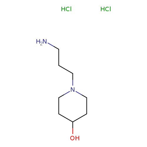 1-(3-aminopropyl)piperidin-4-ol dihydrochloride