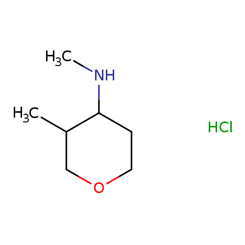 N,3-dimethyloxan-4-aminehydrochloride,Mixtureofdiastereomers
