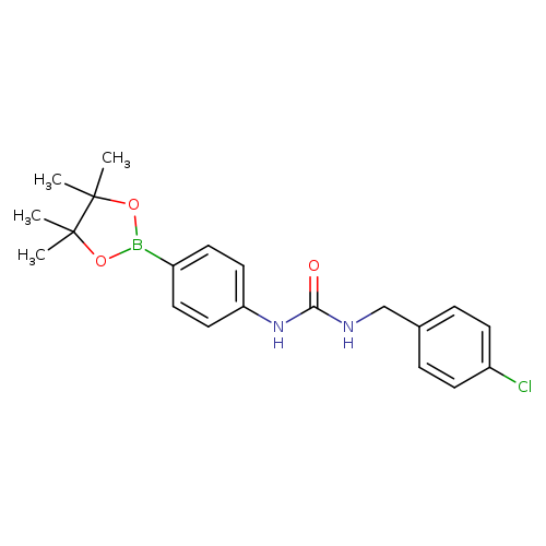 1-(4-Chlorobenzyl)-3-(4-(4,4,5,5-tetramethyl-1,3,2-dioxaborolan-2-yl)phenyl)urea