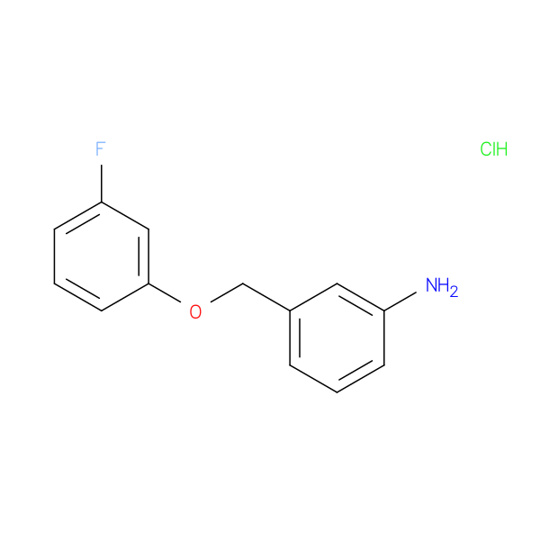 3-[(3-fluorophenoxy)methyl]aniline hydrochloride