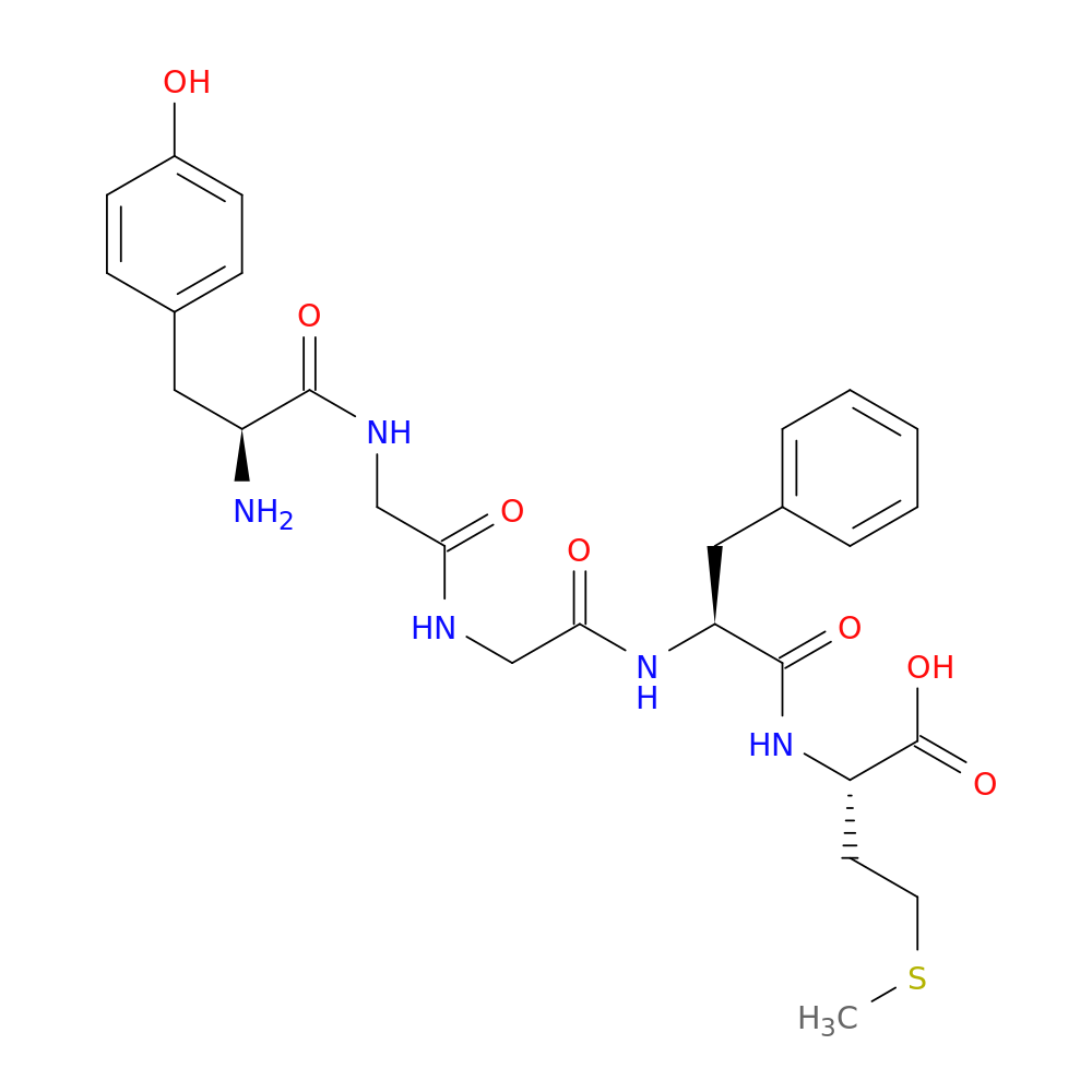 H-Tyr-Gly-Gly-Phe-Met-OH