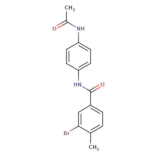 N-[4-(acetylamino)phenyl]-3-bromo-4-methylbenzamide