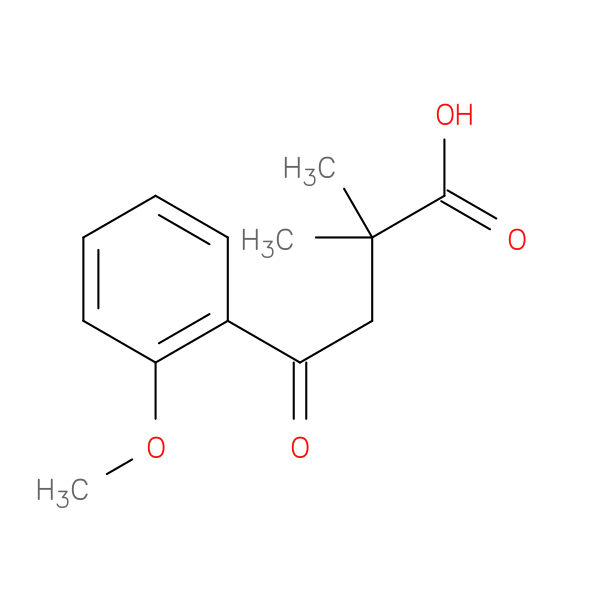 2,2-Dimethyl-4-(2-methoxyphenyl)-4-oxobutyric acid
