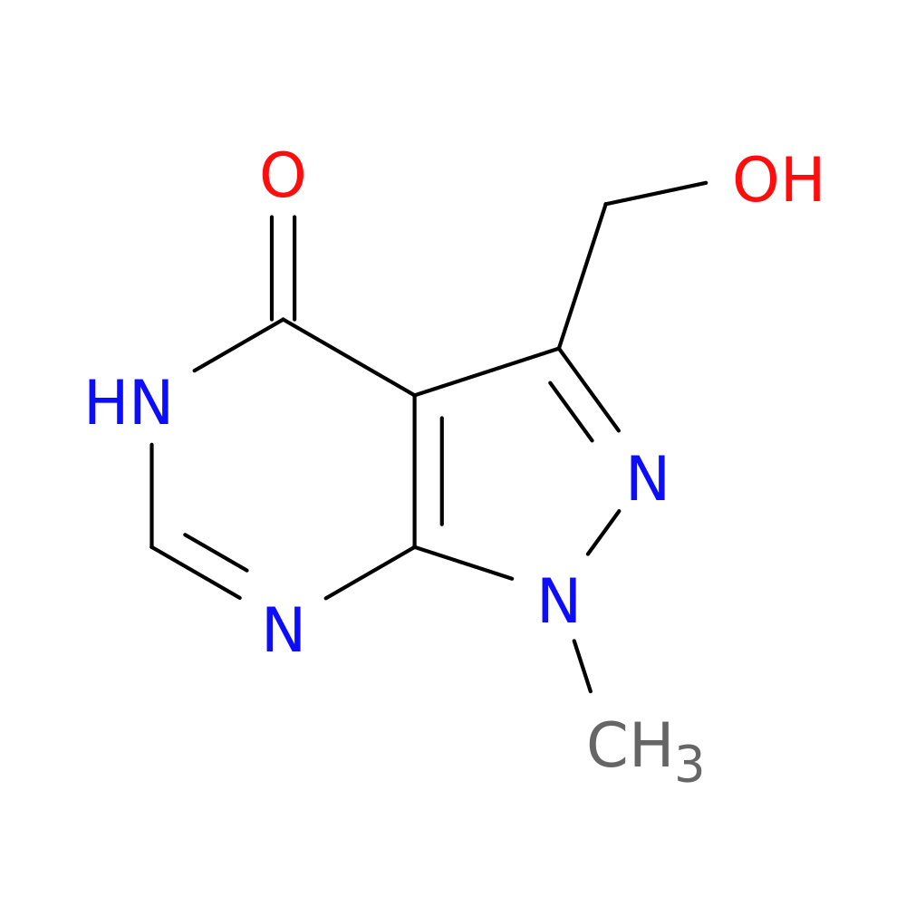 3-(Hydroxymethyl)-1-methyl-1h-pyrazolo[3,4-d]pyrimidin-4(5h)-one