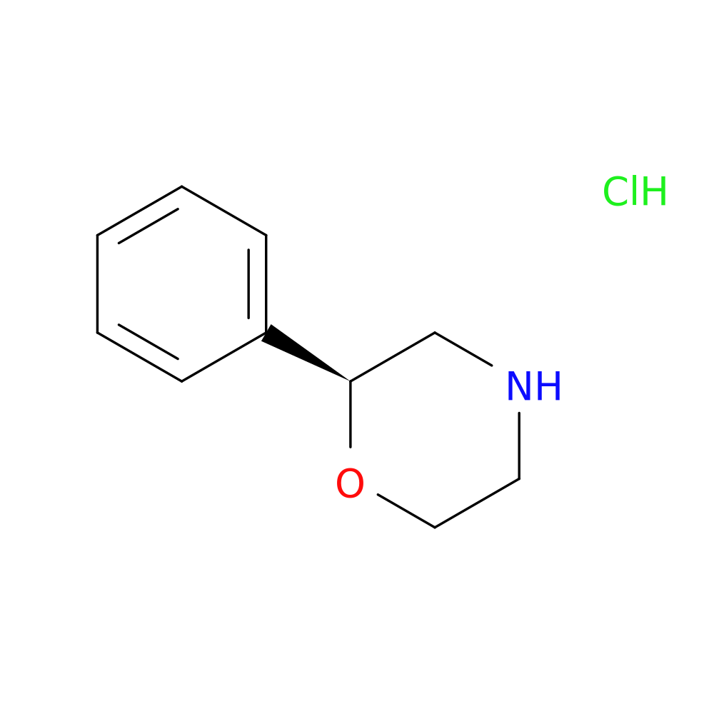 (2S)-2-phenylmorpholine hydrochloride