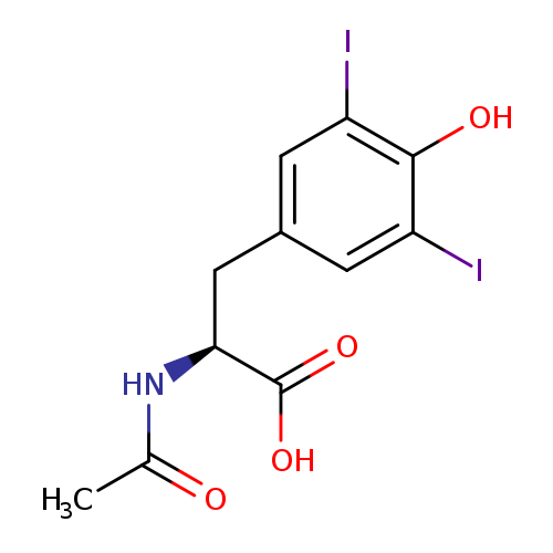 L-Tyrosine, N-acetyl-3,5-diiodo-