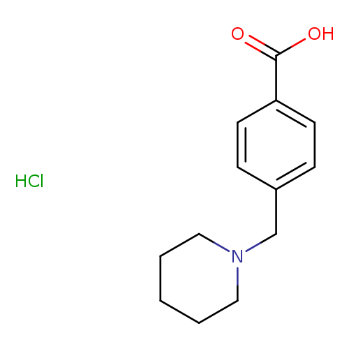 Benzoic acid, 4-(1-piperidinylmethyl)-, hydrochloride