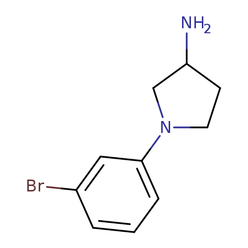 1-(3-bromophenyl)pyrrolidin-3-amine