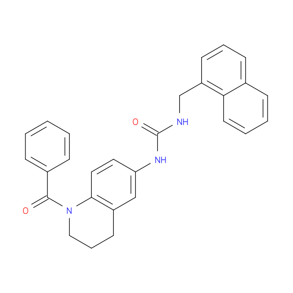 3-(1-benzoyl-1,2,3,4-tetrahydroquinolin-6-yl)-1-[(naphthalen-1-yl)methyl]urea