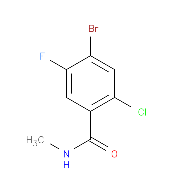 4-Bromo-2-chloro-5-fluoro-N-methylbenzamide