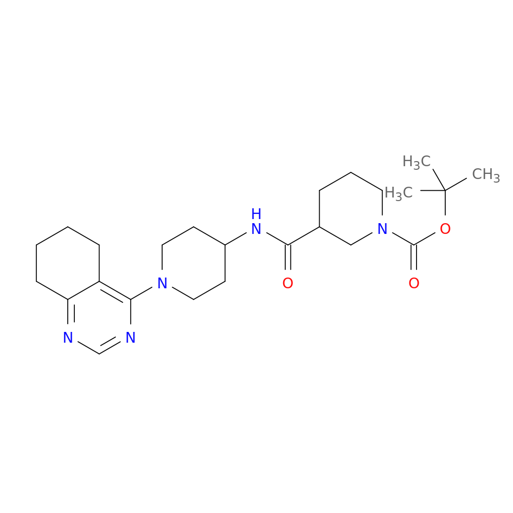 tert-butyl 3-{[1-(5,6,7,8-tetrahydroquinazolin-4-yl)piperidin-4-yl]carbamoyl}piperidine-1-carboxylate