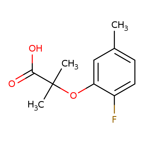 2-(2-Fluoro-5-methylphenoxy)-2-methylpropanoic acid