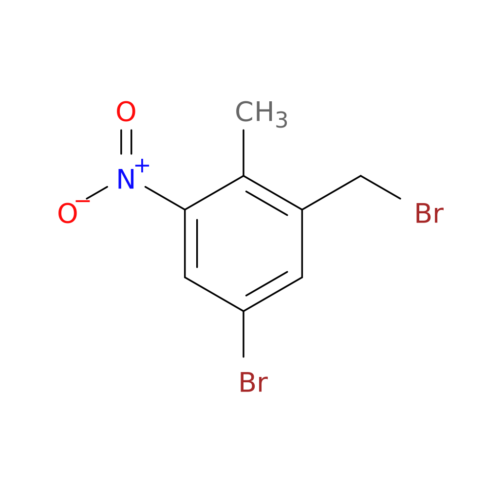5-bromo-1-(bromomethyl)-2-methyl-3-nitrobenzene